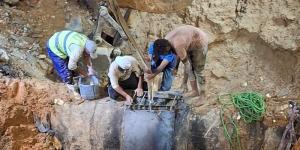 جهاز تنمية مدينة أكتوبر الجديدة يُكثف أعمال إصلاح خط الطرد (قطر 1200 مم) ويدفع بسيارات مياه - بوابة الزهراء